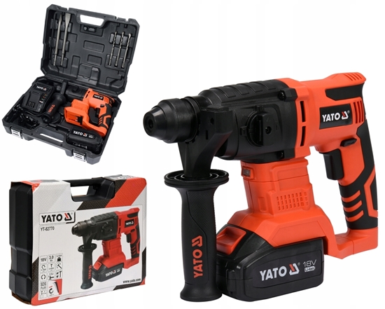 Picture of Perforators Yato YT-82770; 2,0 J; SDS-plus; 18 V; 1x3,0 Ah akum.