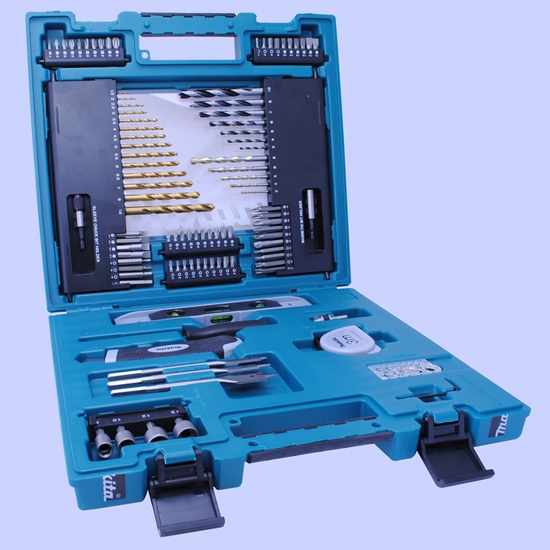 Изображение Piederumu komplekts ar 104 vienībām Makita D-31778
