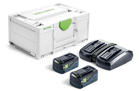 Изображение Festool Zestaw energii SYS 18V 2x5,0/TCL6DUO (577707)