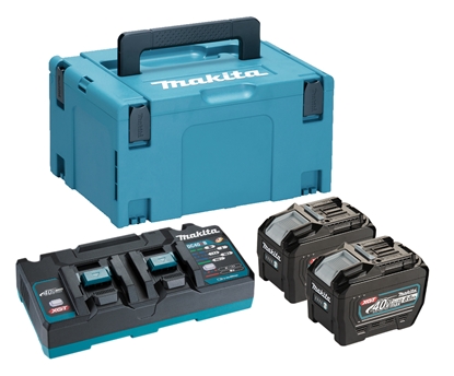 Picture of Piederumu komplekts Makita 191Y97-1; 40 V; 2x8,0 Ah akum.