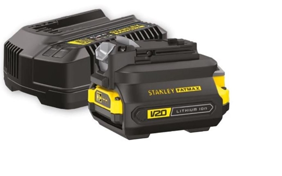 Изображение Piederumu komplekts Stanley Adapter Set V20; 18 V; 2,0 Ah + lādētājs