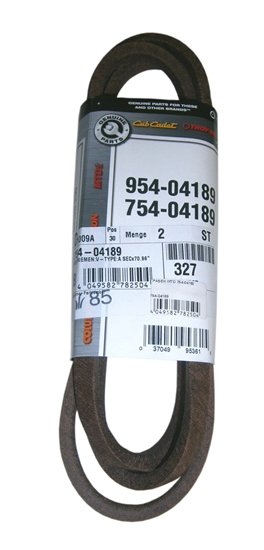 Изображение Piedziņas siksna zāliena traktoriem MTD 754-04189