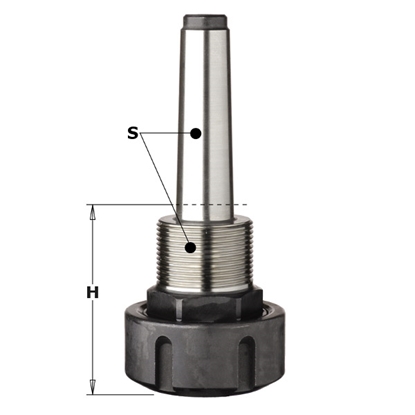 Изображение Pievilkšanas uzgrieznis ar saspiedējskrūvi CMT 183.000.02, LH