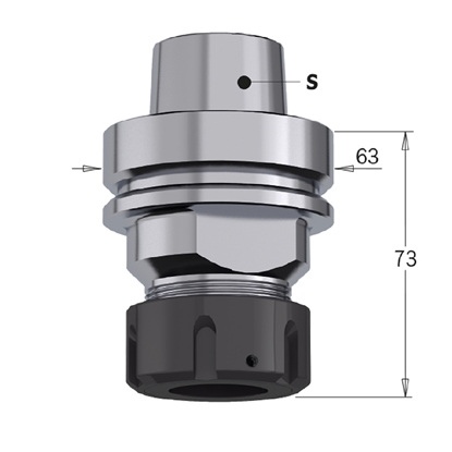 Изображение Pievilkšanas uzgrieznis ar saspiedējskrūvi CMT 183.300.91, RH