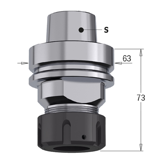 Изображение Pievilkšanas uzgrieznis CMT 183.300.93, RH-LH
