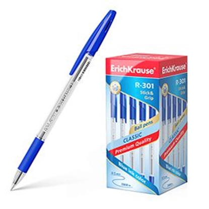 Picture of Pildspalva lodīšu R-301 Classic Stick&Grip ErichKrause, zila
