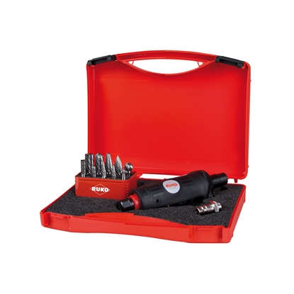 Изображение Pneimatiska taisnā slīpmašīna RUKO 116100; ar piederumiem