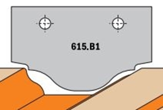 Изображение Profila naži griezēju galviņām CMT 615.B1; 1 gab.
