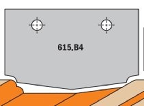 Изображение Profila naži griezēju galviņām CMT 615.B4; 1 gab.