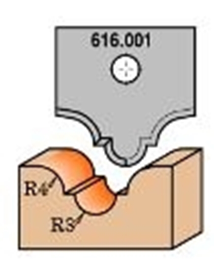 Изображение Profila naži griezēju galviņām CMT 665.001; 1 gab.