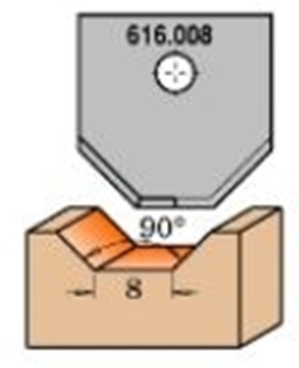 Изображение Profila naži griezēju galviņām CMT 665.008; 1 gab.