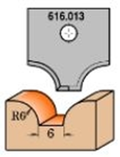 Изображение Profila naži griezēju galviņām CMT 665.013; 1 gab.