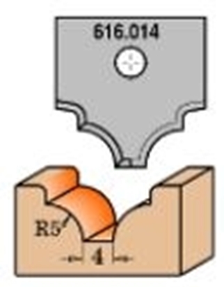 Изображение Profila naži griezēju galviņām CMT 665.014; 1 gab.