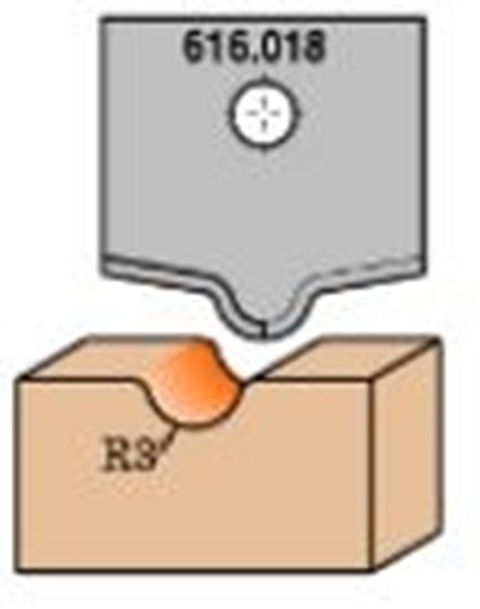 Изображение Profila naži griezēju galviņām CMT 665.018; 1 gab.