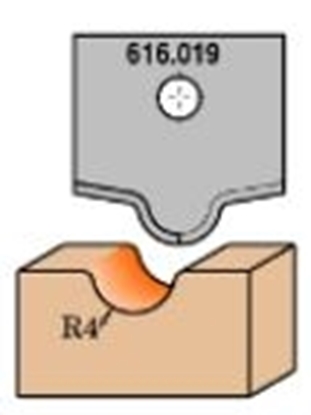 Изображение Profila naži griezēju galviņām CMT 665.019; 1 gab.
