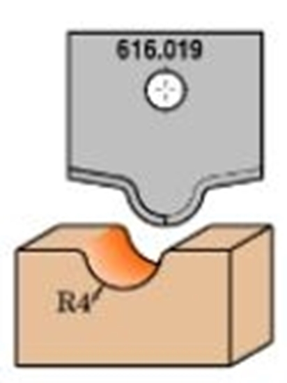 Изображение Profila naži griezēju galviņām CMT 665.019; 1 gab.