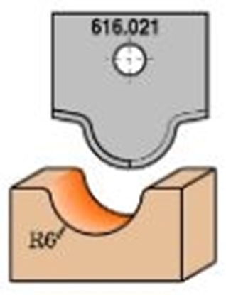 Изображение Profila naži griezēju galviņām CMT 665.021; 1 gab.