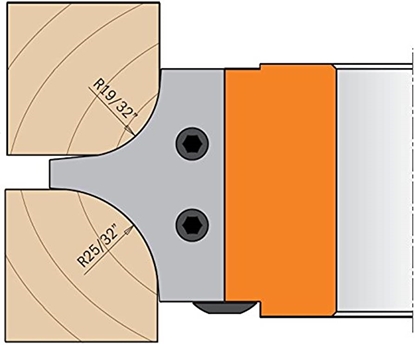 Изображение Profila naži griezēju galviņām CMT 695.004.15; 2 gab.
