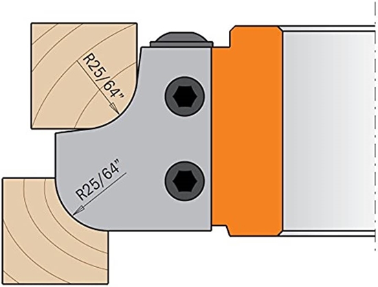 Изображение Profila naži griezēju galviņām CMT 695.007.10; 2 gab.