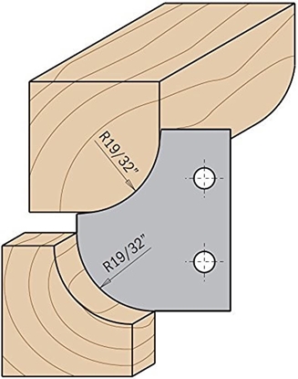 Изображение Profila naži griezēju galviņām CMT 695.007.15; 2 gab.