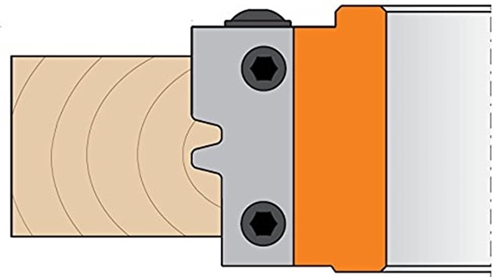 Изображение Profila naži griezēju galviņām CMT 695.009.01; 2 gab.
