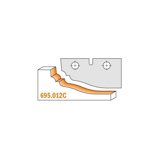 Изображение Profila naži griezēju galviņām CMT 695.012C; 2 gab.