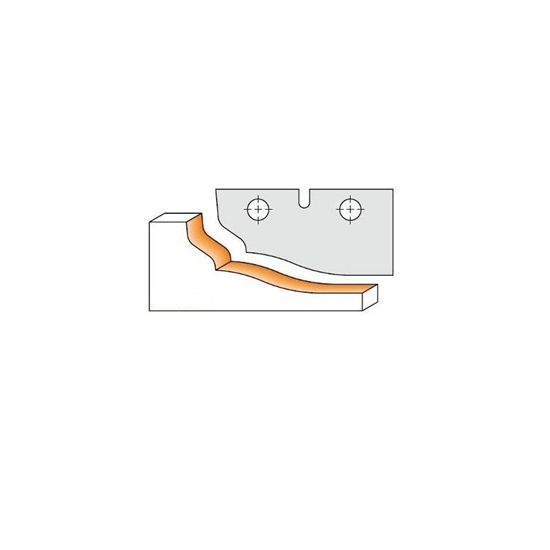 Изображение Profila naži griezēju galviņām CMT 695.012E; 2 gab.