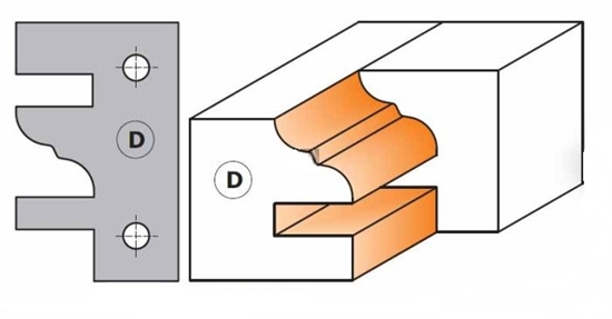 Изображение Profila naži griezēju galviņām CMT 695.014D; 2 gab.