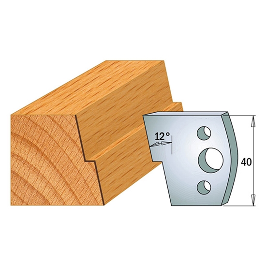 Изображение Profila naži griezēju galviņām CMT; 690.027; 2 gab.