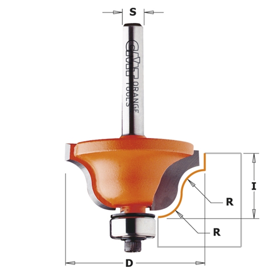 Изображение Profilfrēze CMT; S=1/2''; D=28,7 mm; ar lodīšgultni