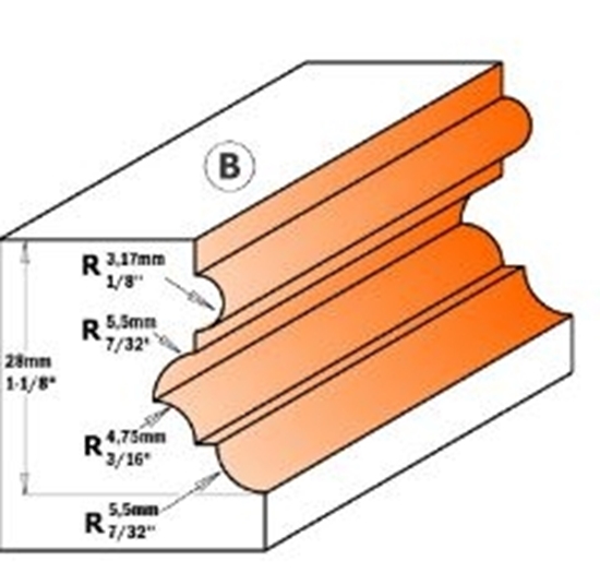 Изображение Profilfrēze CMT; S=1/2''; D=38 mm