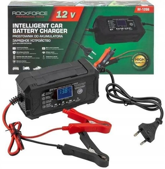 Picture of Prostownik automatyczny, inteligentna adowarka do akumulatorów LCD, 12V