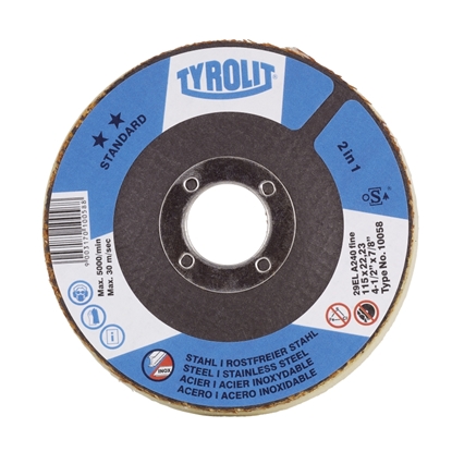 Picture of Pulēšanas disks leņķa slīpmašīnai Tyrolit; 115 mm; 1 gab.