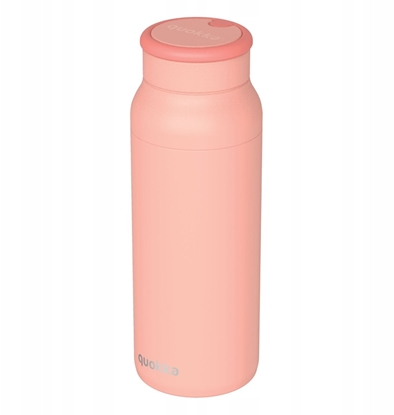 Picture of Quokka Echo* - Butelka ze stali nierdzewnej 690 ml z silikonowym uchwytem (Pink)
