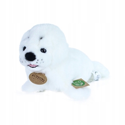 Изображение Rappa Pluszowa realistyczna maskotka Foka biaa 25 cm