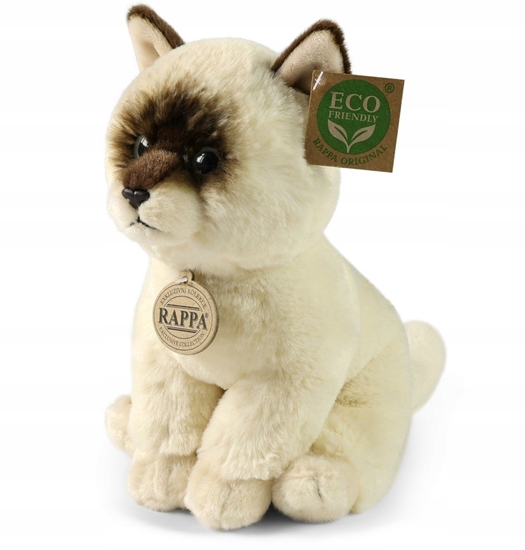 Изображение Rappa Pluszowa realistyczna maskotka Kot Ragdoll siedzcy 23 cm Soft Collection