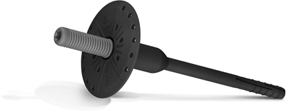 Picture of Rawlplug R-TFIX-8S Koek fasadowy wkrcany 8/175mm z obtryskiem czarny odporny na UV [OP 200]