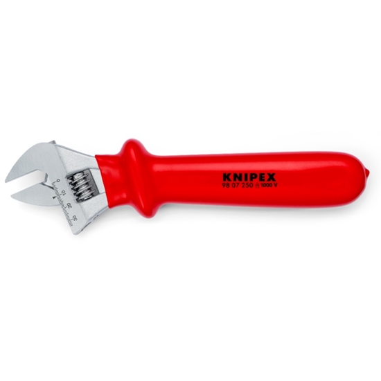 Изображение Regulējama uzgriežņu atslēga Knipex 9807250; 260 mm