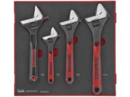 Picture of Regulējama uzgriežņu atslēga Teng Tools TEDADJ4; EVA; 4 gab.