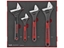 Picture of Regulējama uzgriežņu atslēga Teng Tools TEDADJ4; EVA; 4 gab.