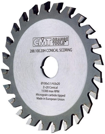 Изображение Regulējams priekšzāģis CMT 288; 125x3,4-4,2x20; Z24; 5°