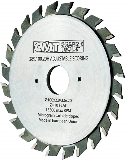 Изображение Regulējams priekšzāģis CMT 289; 100x2,8-3,6x20; Z10; 12°