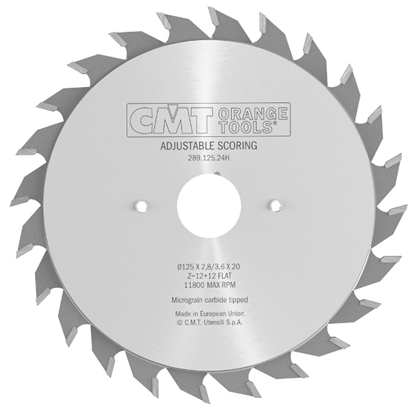 Изображение Regulējams priekšzāģis CMT 289; 120x2,8-3,6x50; Z12; 12°