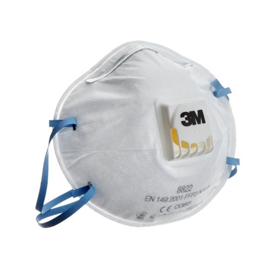 Picture of Respirators ar vārstu 3M 8822; FFP2