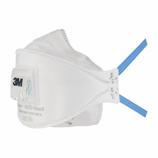 Picture of Respirators ar vārstu 3M Aura G3 9322+; FFP2