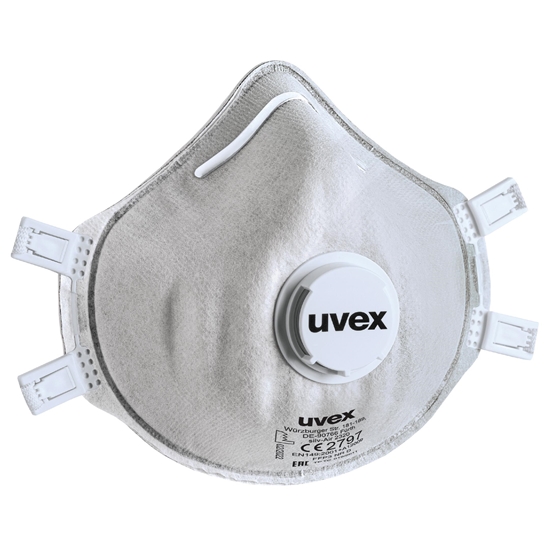 Picture of Respirators ar vārstu UVEX Silv-Air classic 2320; FFP3; 3 gab.