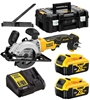 Изображение Ripzāģis Dewalt DCS571P2-QW; 18 V; 2x5,0 Ah akum.