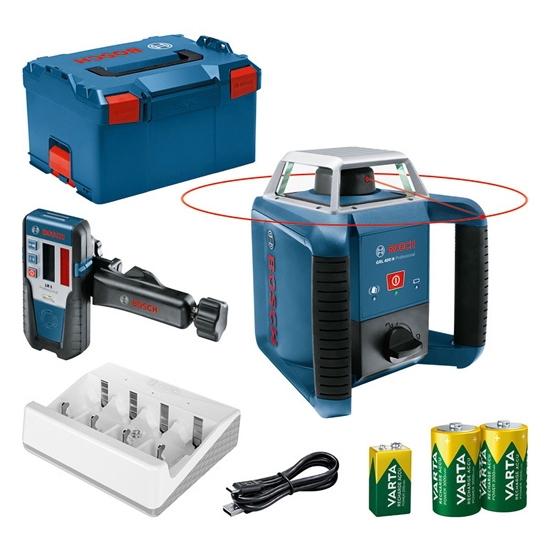 Picture of Rotācijas lāzernivelieris Bosch GRL GRL 400 H Professional + LR 1; ar koferi
