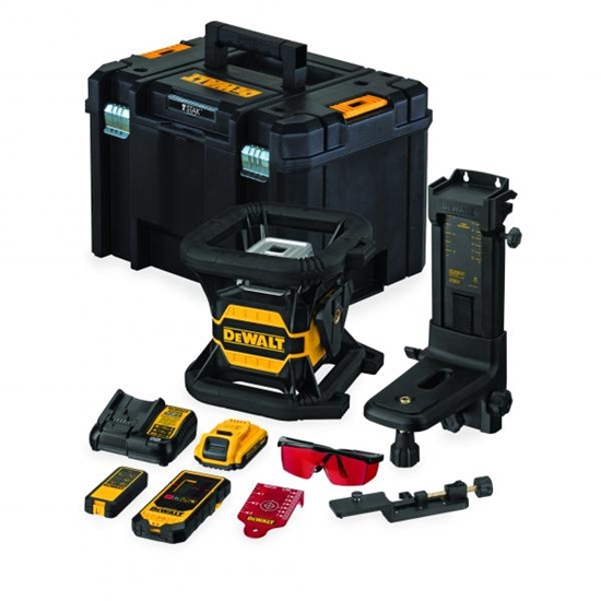 Изображение Rotācijas lāzernivelieris DeWalt DCE080D1RS-QW; 18 V; 1x2,0 Ah akum.