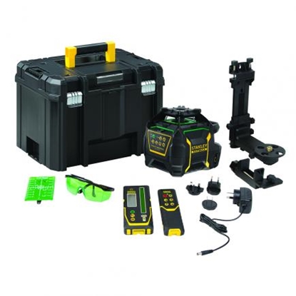 Picture of Rotācijas lāzernivelieris Stanley FatMax RL750L Green + piederumi